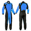 Plain Black & Blue Go Kart Racing Suit Explicit Pro
