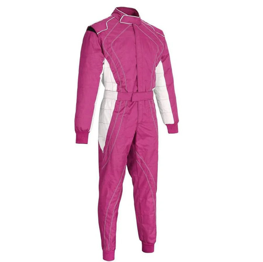 Pink Go-Kart Driver Racing Costume Explicit Pro