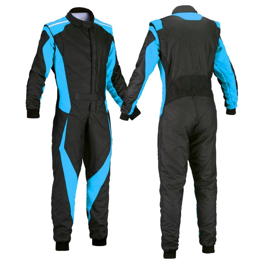 Black and Blue Go-Kart Driver Racing Costume Explicit Pro Main image
