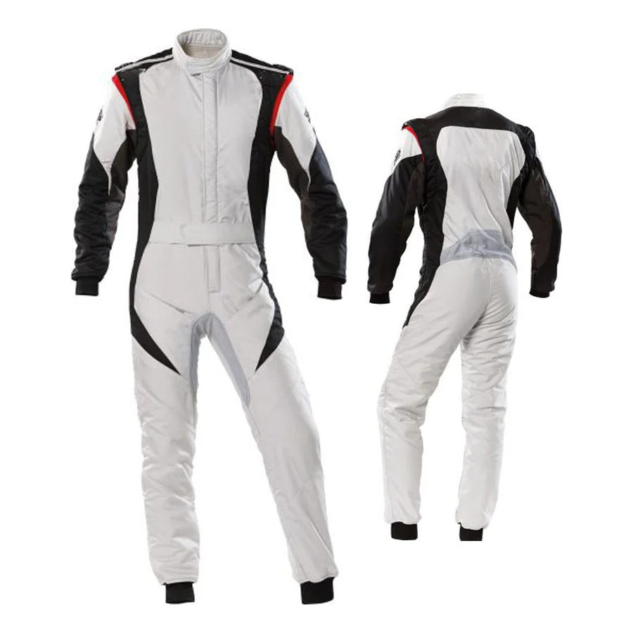 Go Kart Racing Suit White Explicit Pro