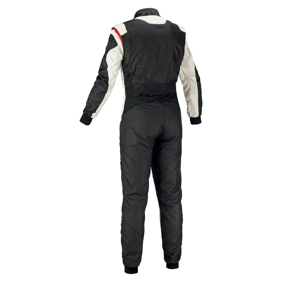 Black and White Go-Kart Driver Racing Costume Explicit Pro