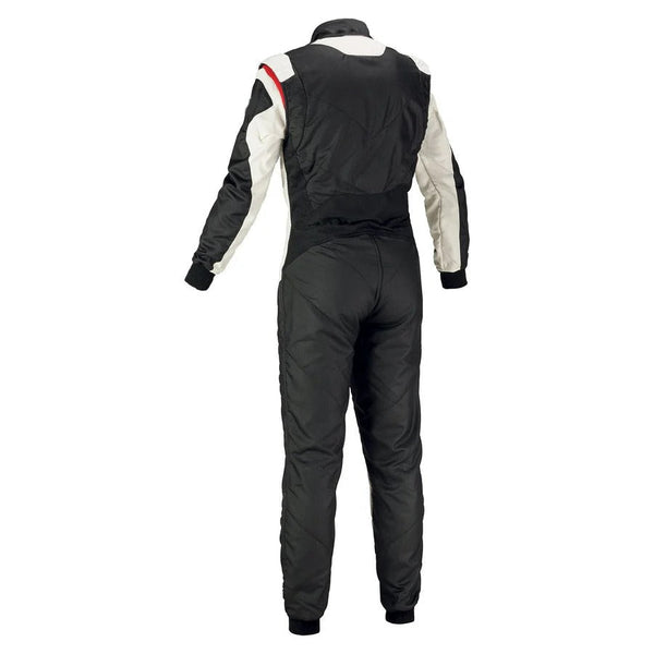 Black and White Go-Kart Driver Racing Costume Explicit Pro