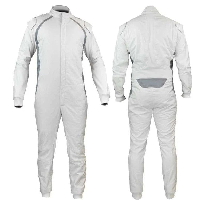 White Karting Racing Costume Explicit Pro