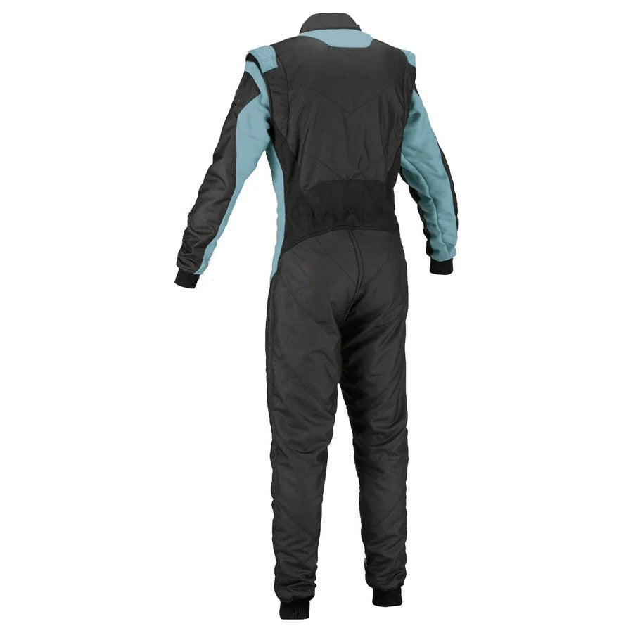 Plain Black & Blue Go Kart Racing Costume Explicit Pro