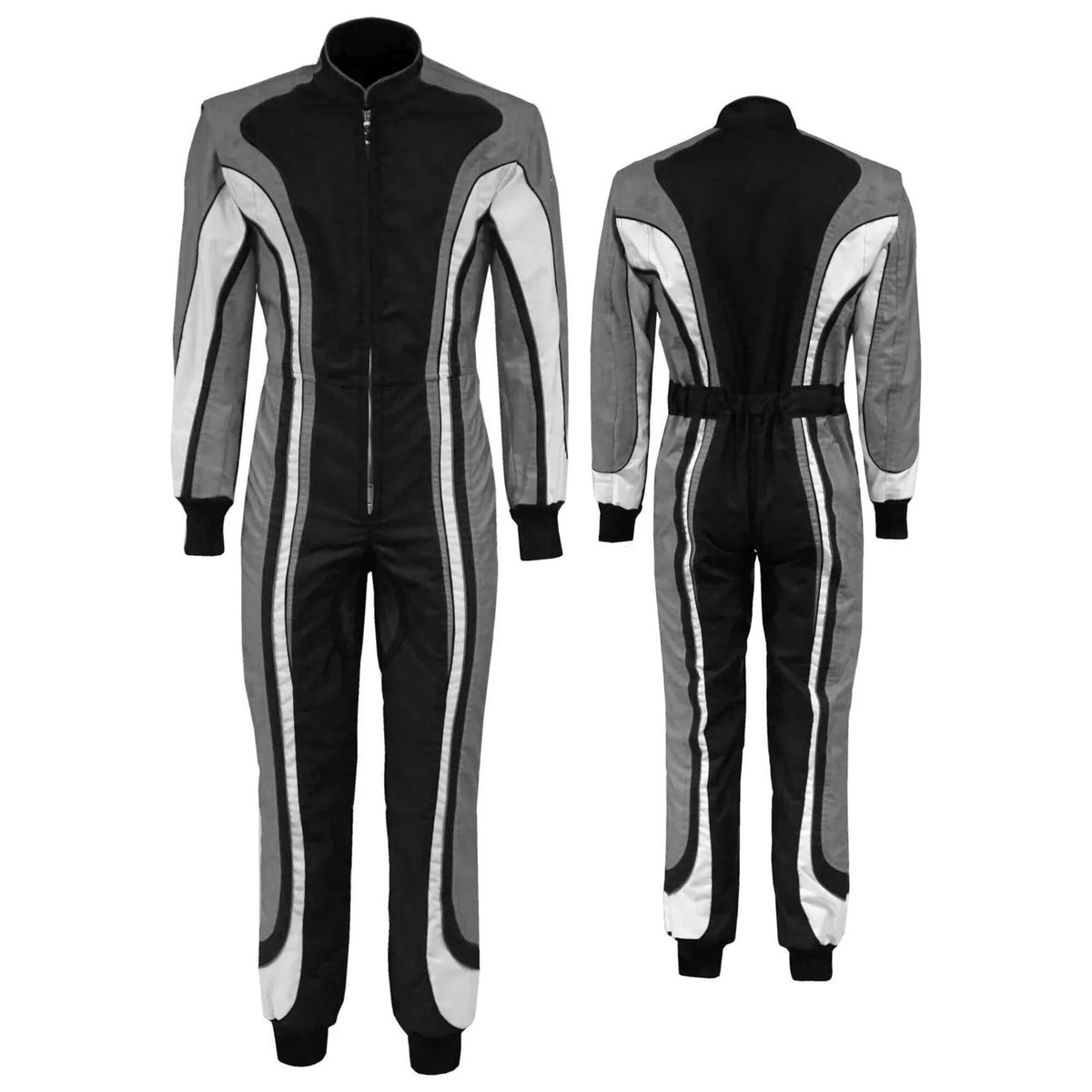 Racing Suit for Go Kart Black / Gray Explicit Pro