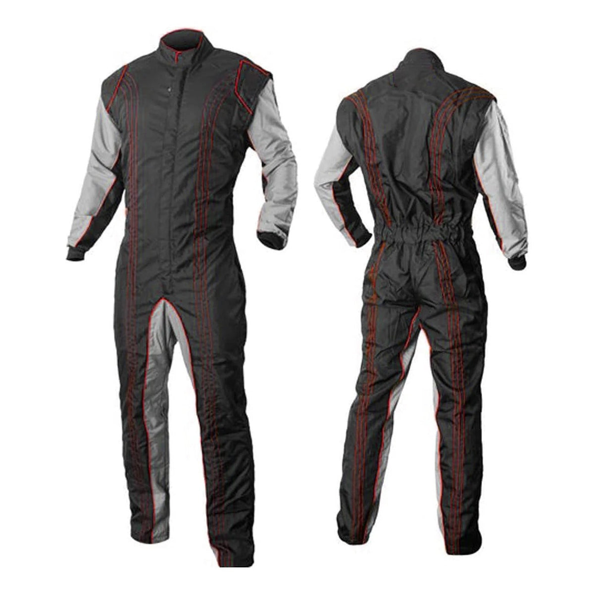 Black / Gray Go-Kart Racing Suit Explicit Pro