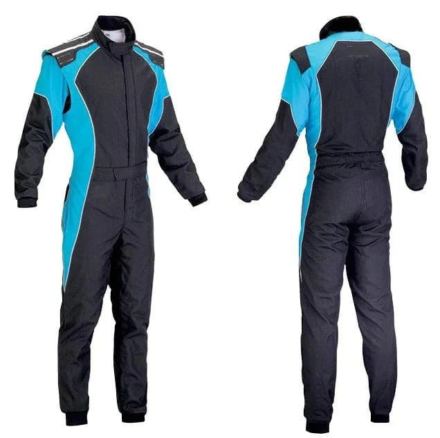 Black & Blue Racing Suit for Go Karting Explicit Pro