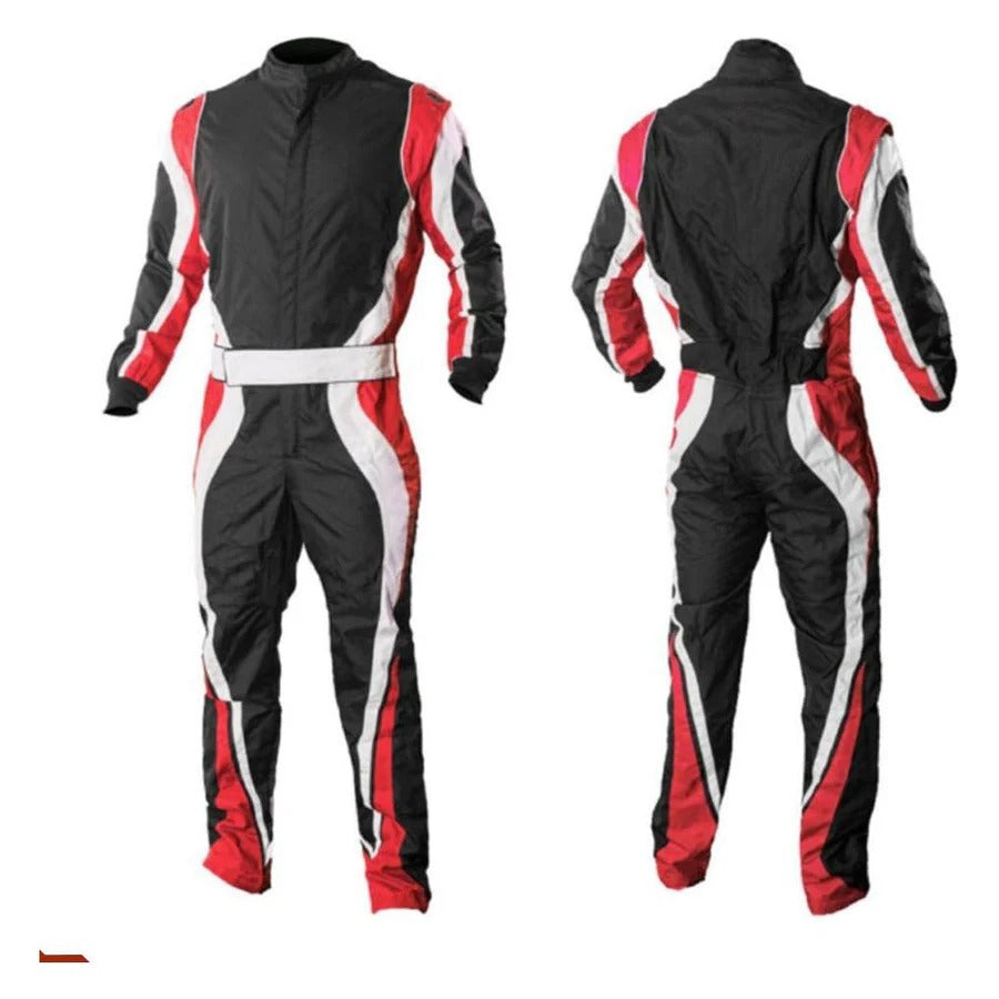 Go Kart Black & Red Custom Racing Suit Explicit Pro Main image
