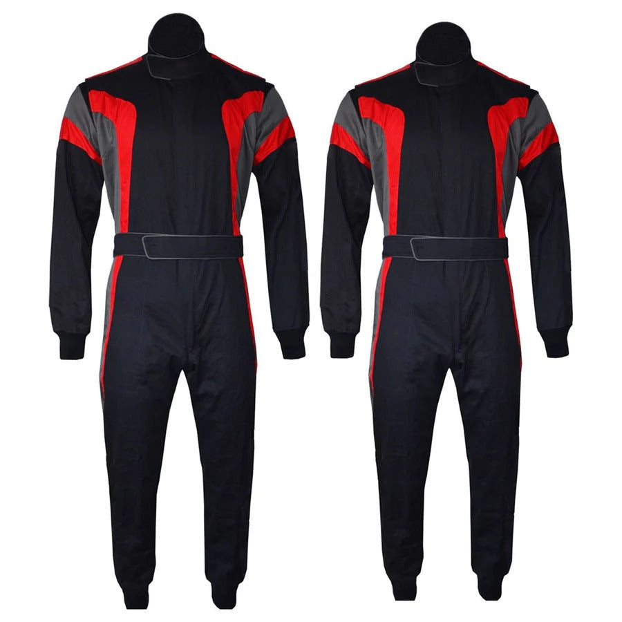 Go-Kart Racing Wear Costume - Black / Red Explicit Pro