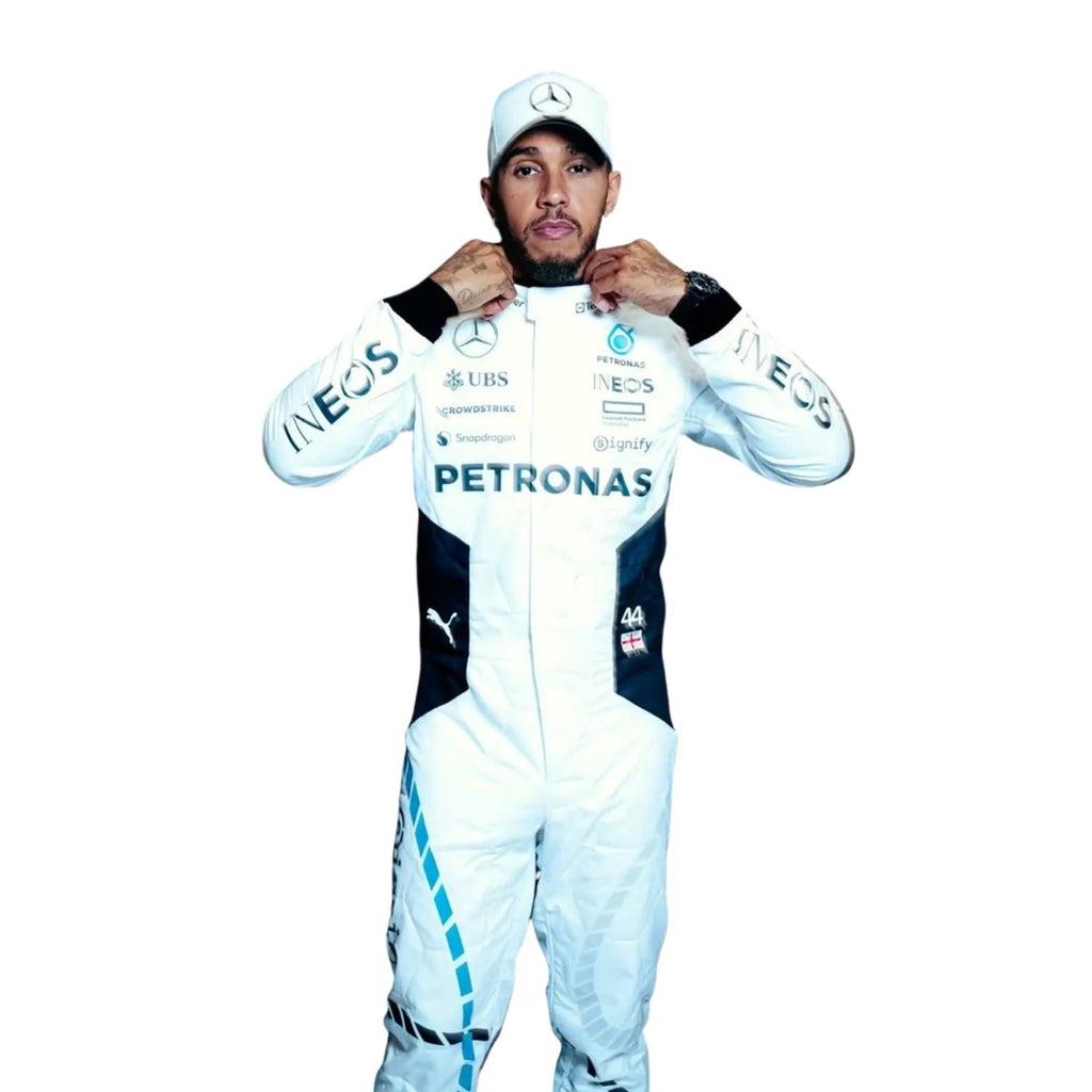 2024 George Russell & Lewis Hamilton Qatar GP F1 Racing Suit - Explicit Pro