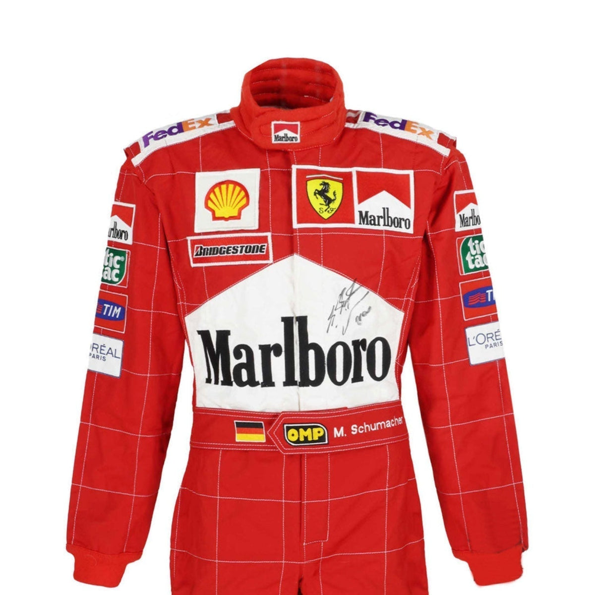 Michael Schumacher 2002 F1 Racing Suit Explicit Pro