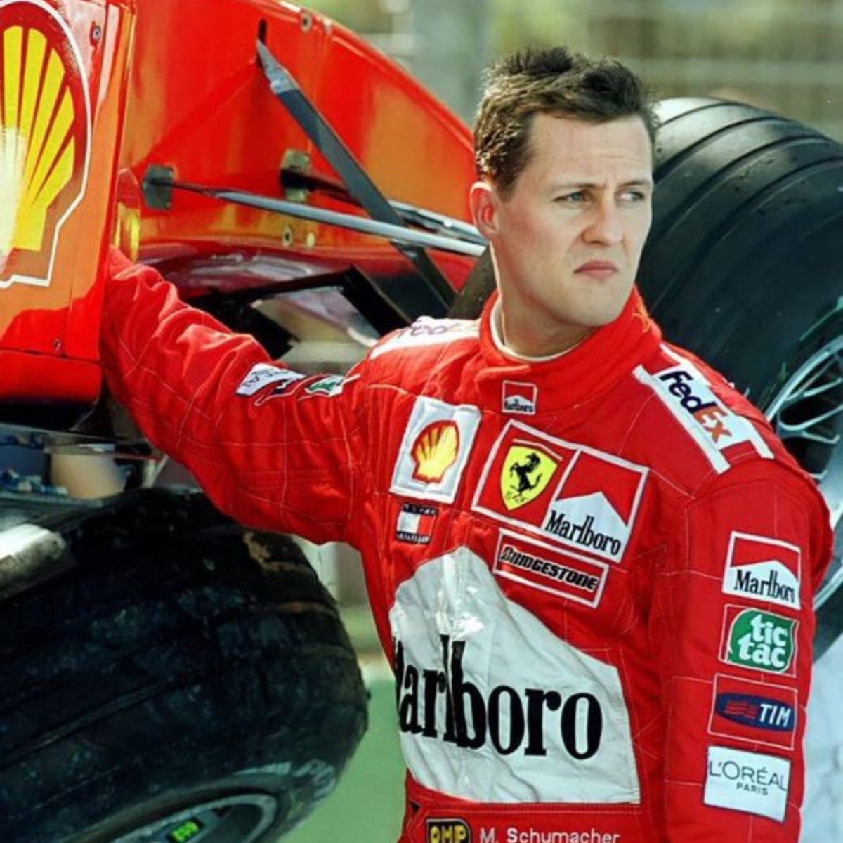 Michael Schumacher 2002 F1 Racing Suit Explicit Pro