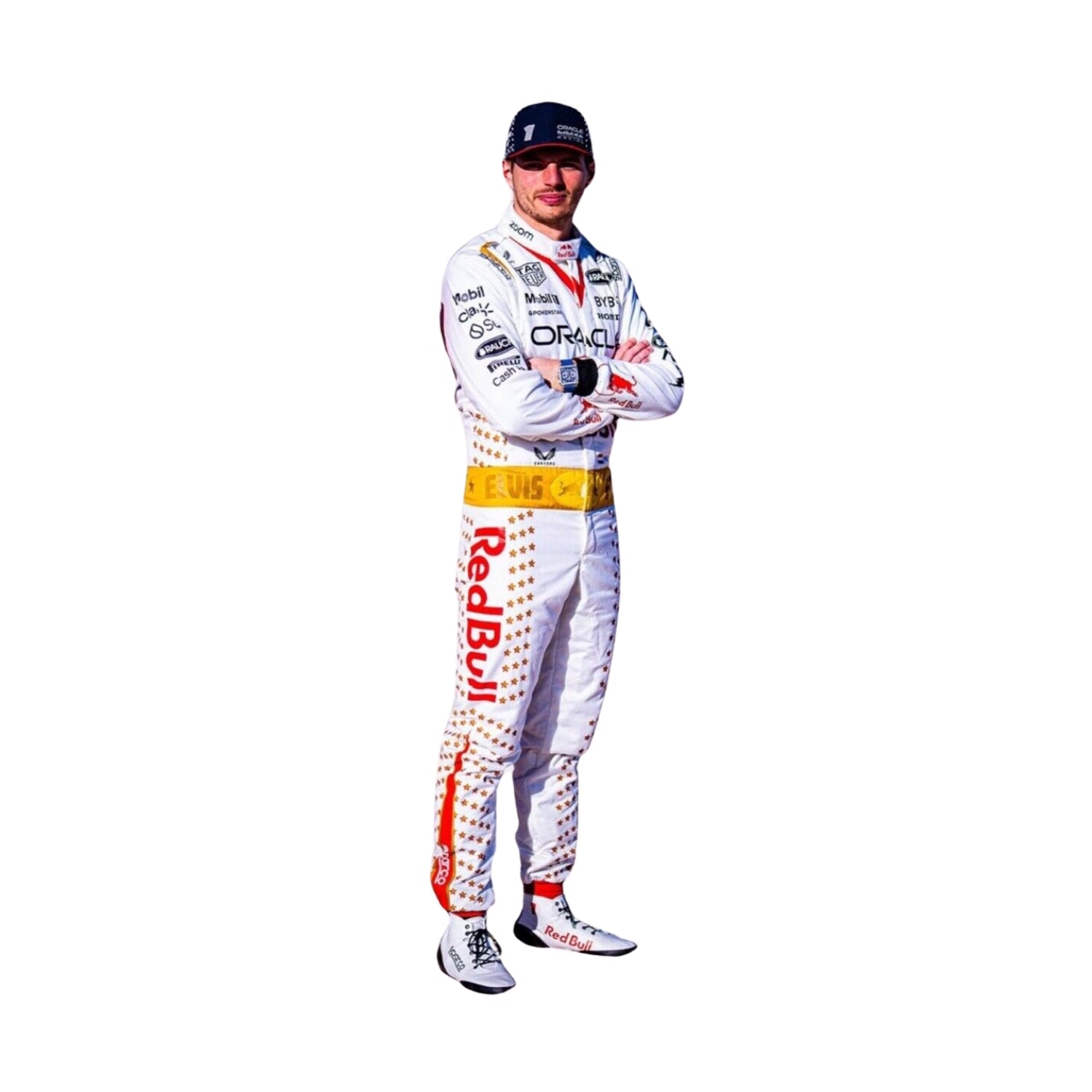 2023 Max Verstappen Las Vegas Grand Prix F1 Racing Suit Secondary image