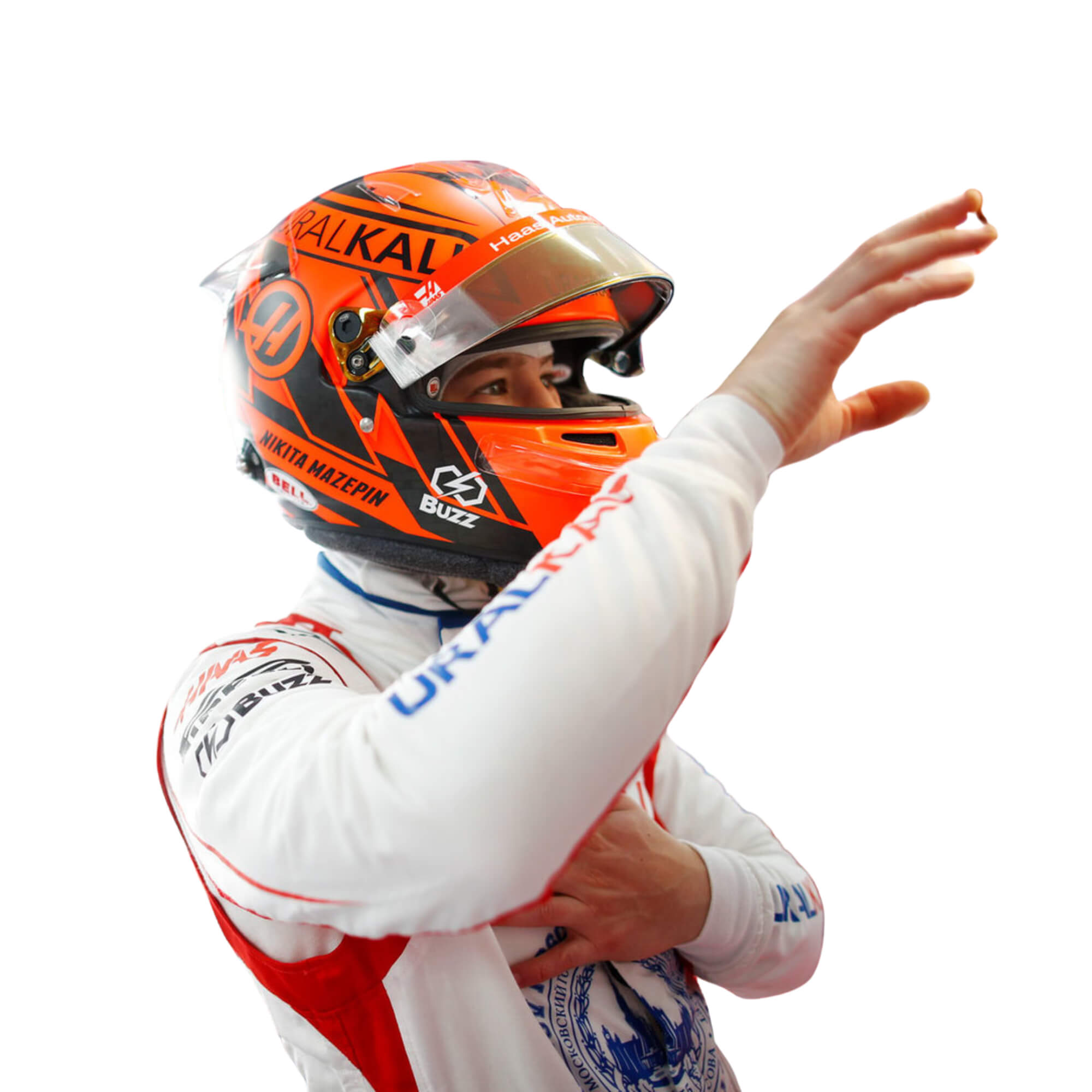 2021 Nikita Mazepin British GP F1 Racing Suit Secondary image