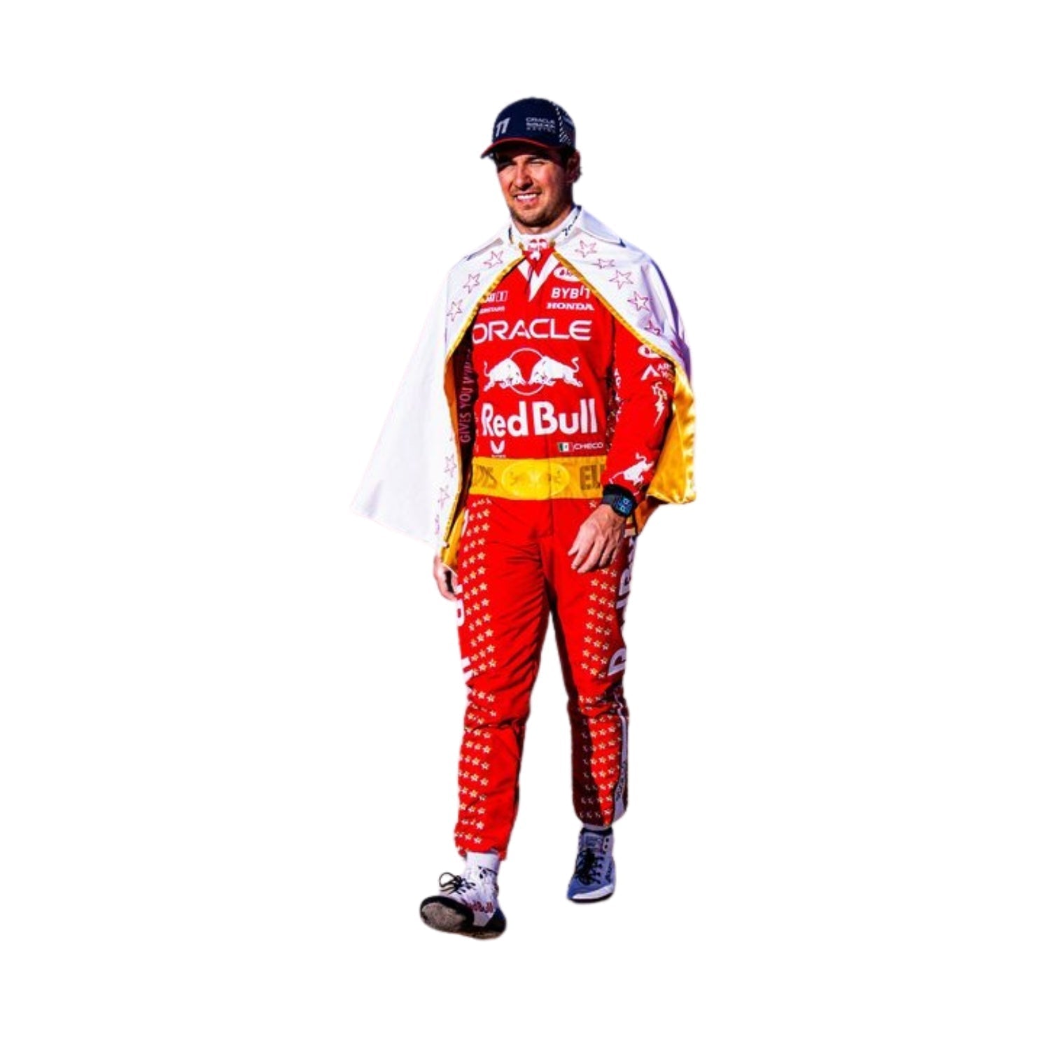2023 Sergio Perez Las Vegas Grand Prix F1 Racing Suit Secondary image