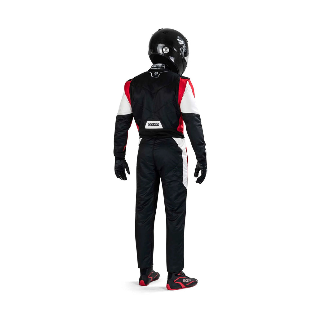 Black / Red Sparco Race Costume Explicit Pro