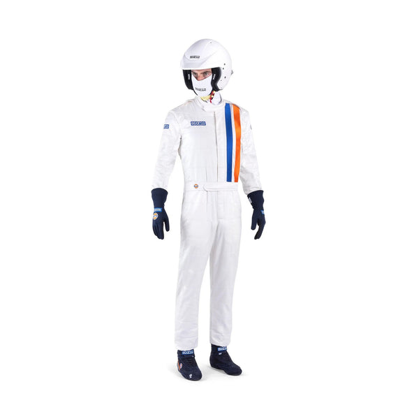 White Sparco Racing Costume Explicit Pro