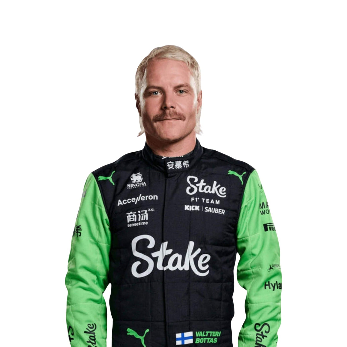 F1 Racing Costume Worn by Guanyu Zhou & Valtteri Bottas – 2024 Singapore GP Explicit Pro