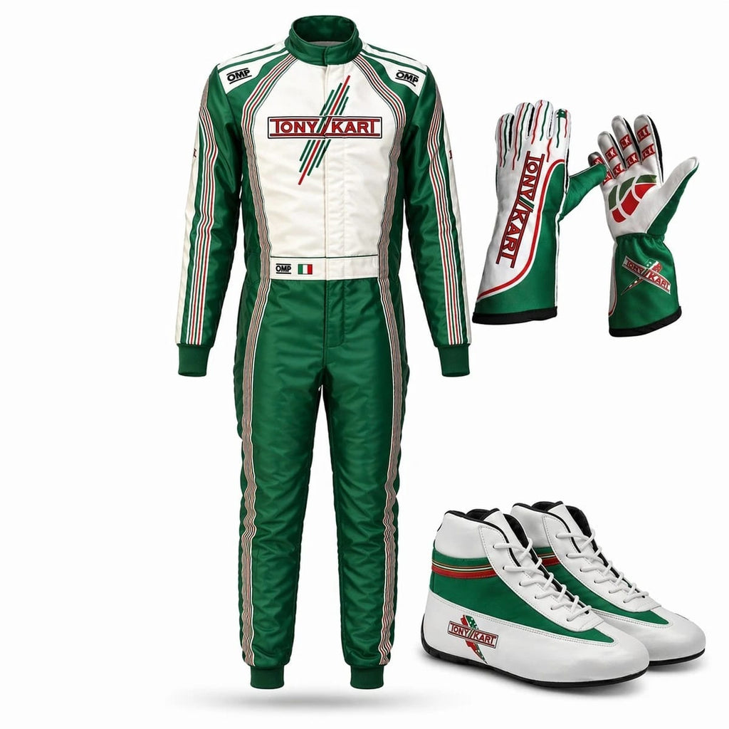 Tony Kart Racing Suit, Racing Gloves & Racing Shoes - Explicit Pro