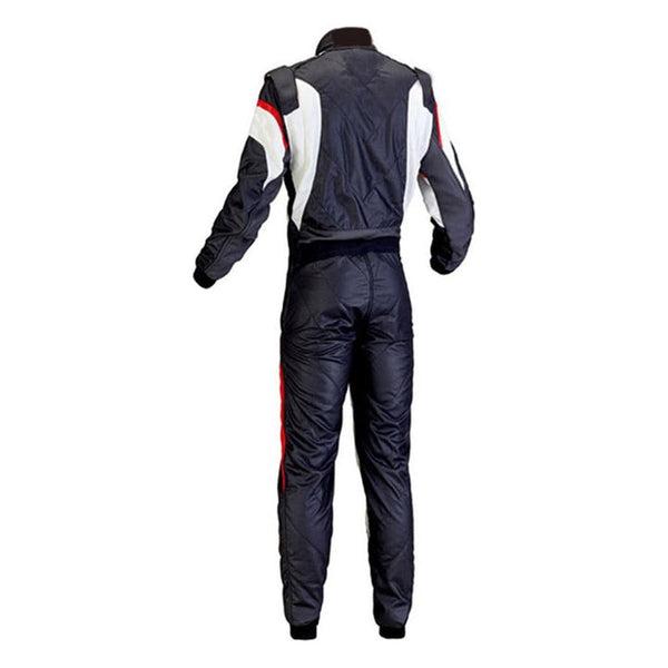 Black / White Kart Race Cordura One Piece suit Explicit Pro