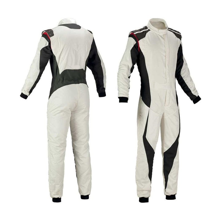 White Go-Kart Car Racing Wear Explicit Pro