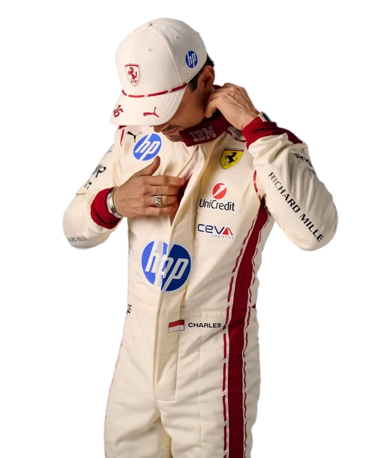 2026 Charles Leclerc Monaco GP F1 Racing Suit - Explicit Pro