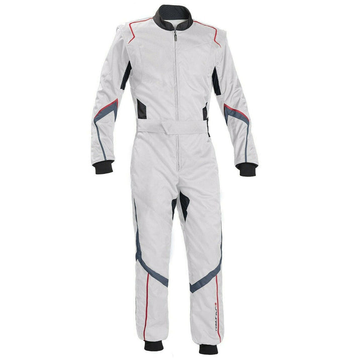 White Go Kart Racing Suit Explicit Pro