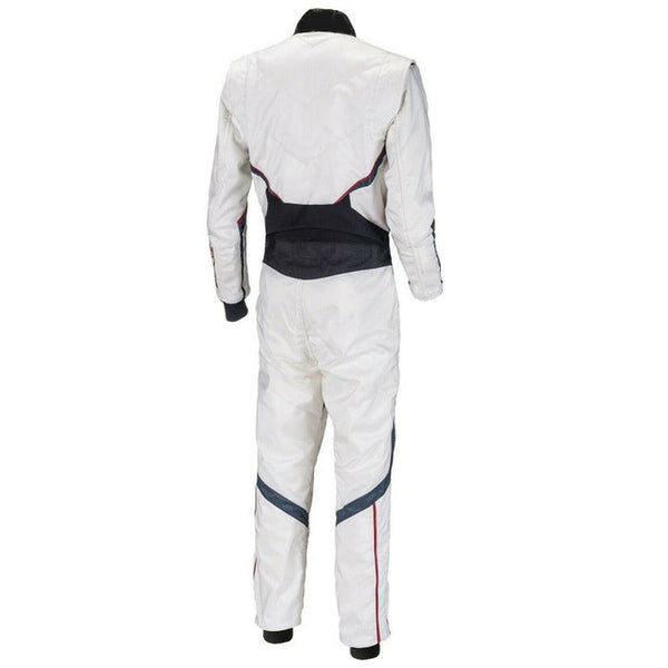 Plain White Go Kart Racing Outfit Explicit Pro
