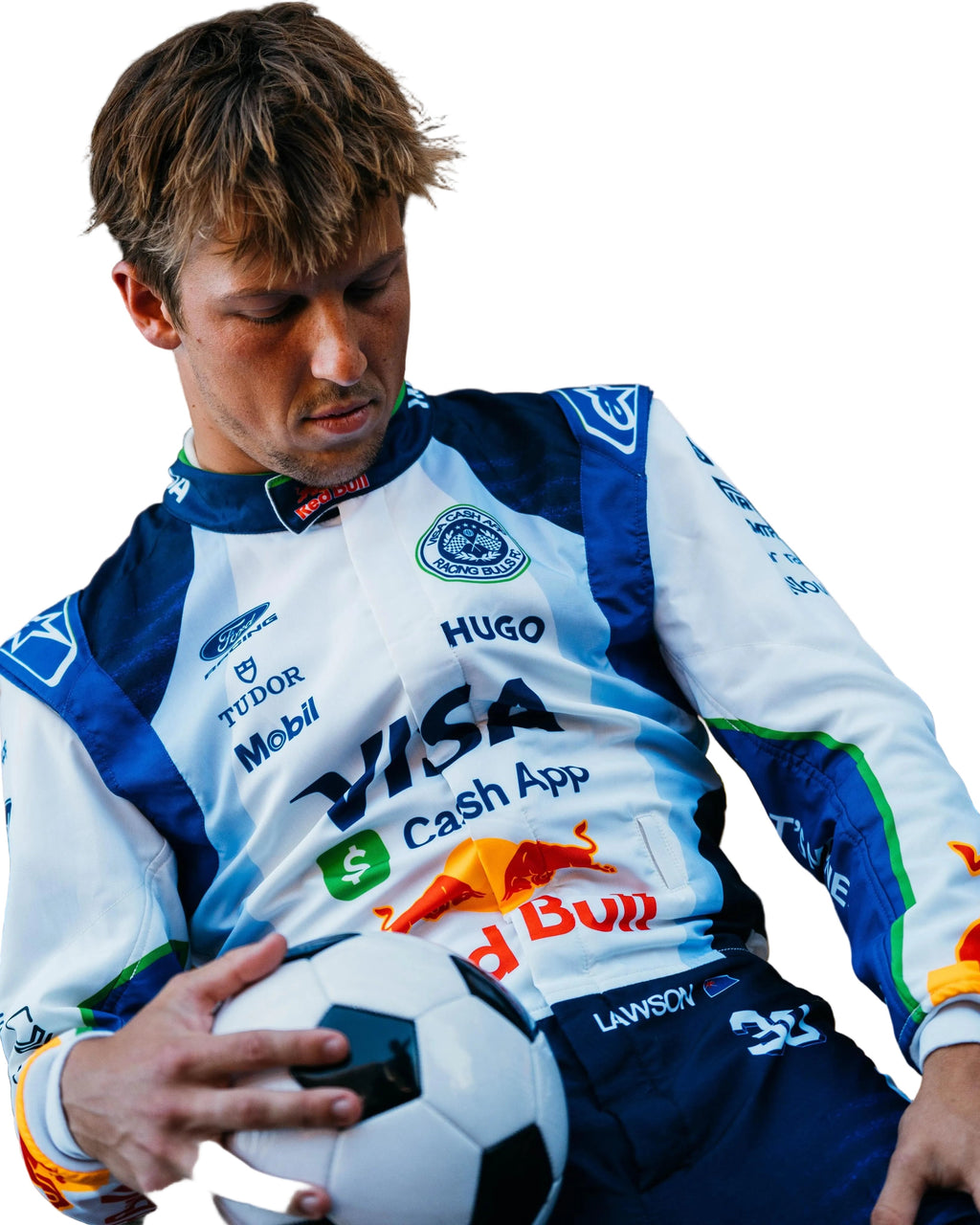 2026 Liam Lawson & Arvid Lindblad Barcelona GP F1 Racing suit - Explicit Pro