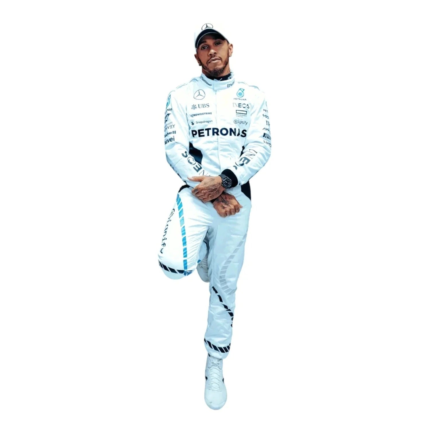 2024 George Russell & Lewis Hamilton Qatar GP F1 Racing Suit Secondary image
