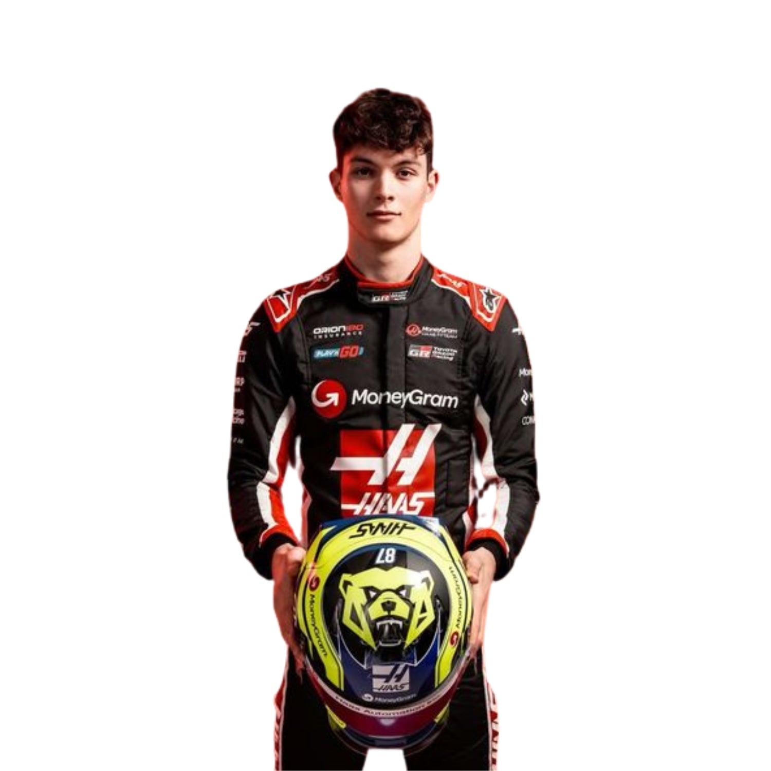 2025 Oliver Bearman Haas F1 Racing Suit Secondary image