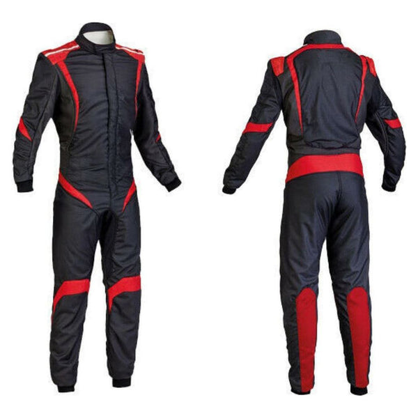 Black Go-Kart Driver Race Wear Explicit Pro